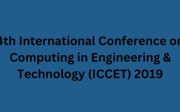 4th International Conference on Computing in Engineering & Technology (ICCET) 2019